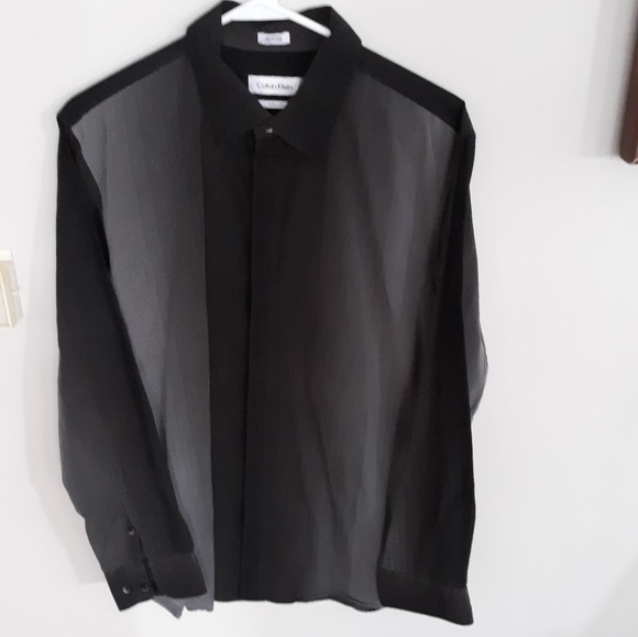 Calvin Klein Mens Medium Button Down Shirt - Picture 2 of 8